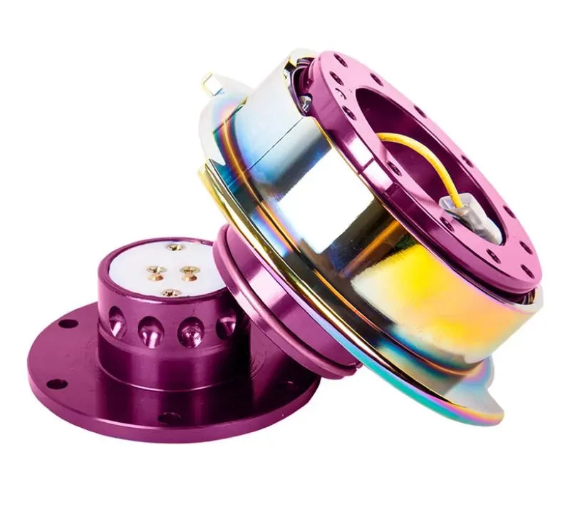 NRG Quick Release Gen 2.5 Purple Body Neo Chrome Ring