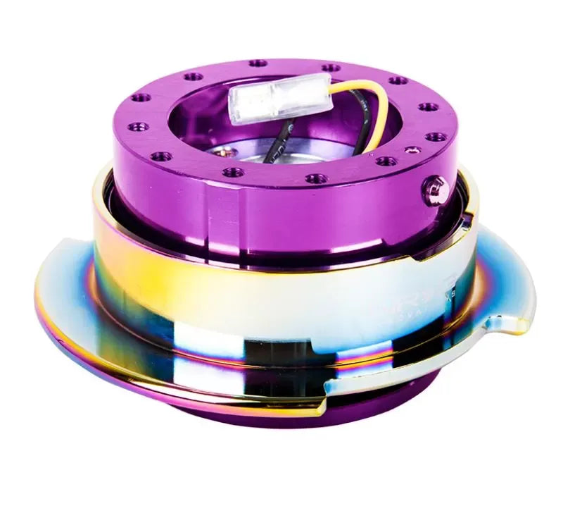 NRG Quick Release Gen 2.5 Purple Body Neo Chrome Ring
