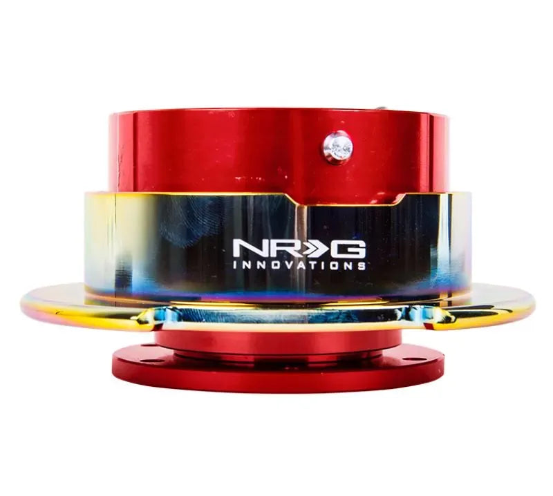 NRG Quick Release Gen 2.5 Red Body Neo Chrome Ring