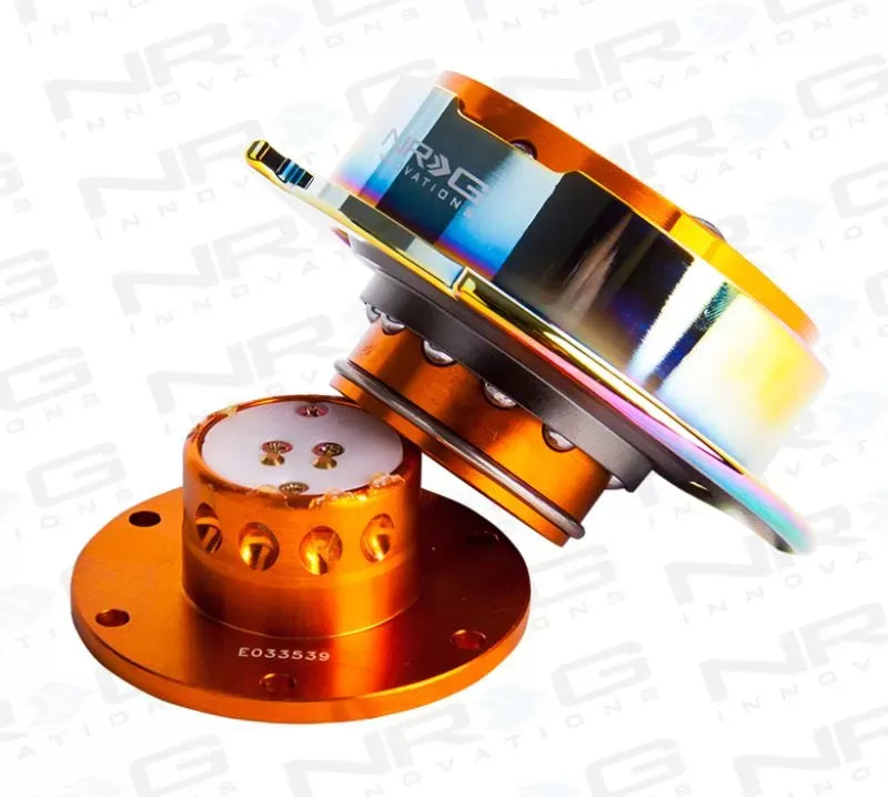 NRG Quick Release Gen 2.5 Rose Gold Body Neo Chrome Ring