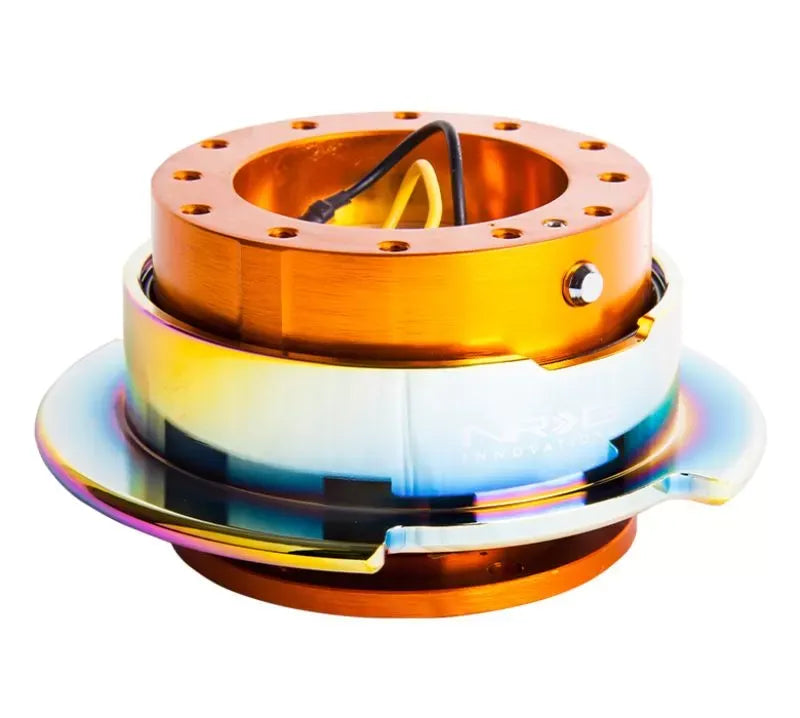 NRG Quick Release Gen 2.5 Rose Gold Body Neo Chrome Ring