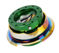 NRG Quick Release Gen 2.8 Green Body Neo Chrome Ring