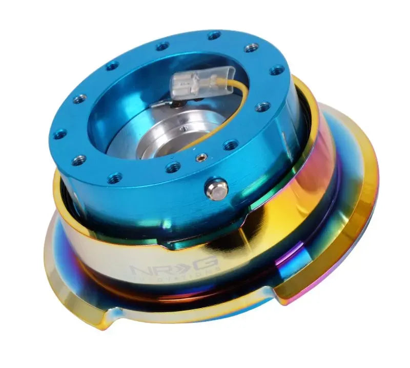 NRG Quick Release Gen 2.8 New Blue Body Neo Chrome Ring