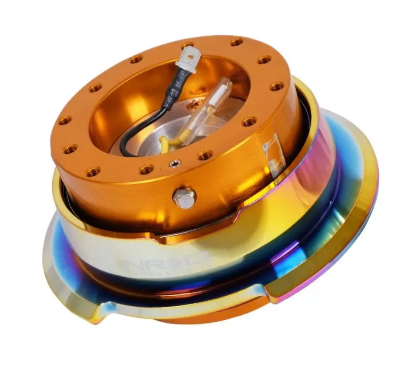 NRG Quick Release Gen 2.8 Rose Gold Body Neo Chrome Ring