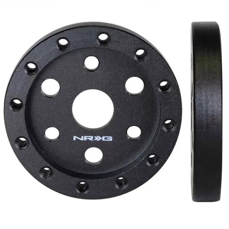 NRG 0.5 Inch Steering Wheel Adapter 3 Hole to 6 Hole Black