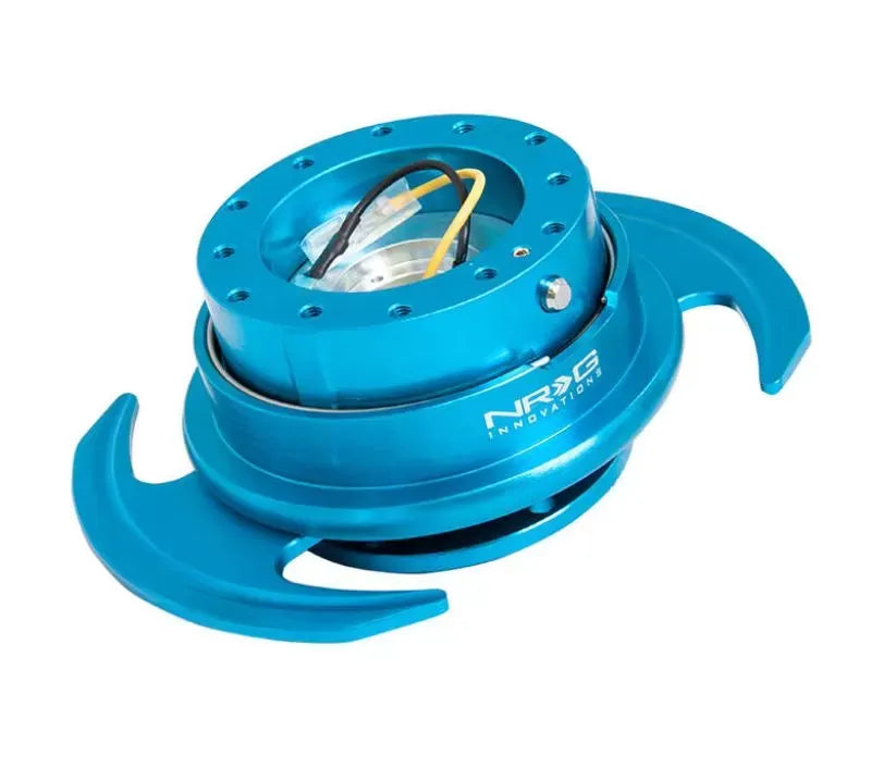 NRG Quick Release Gen 3.0 New Blue Body New Blue Ring with Handles