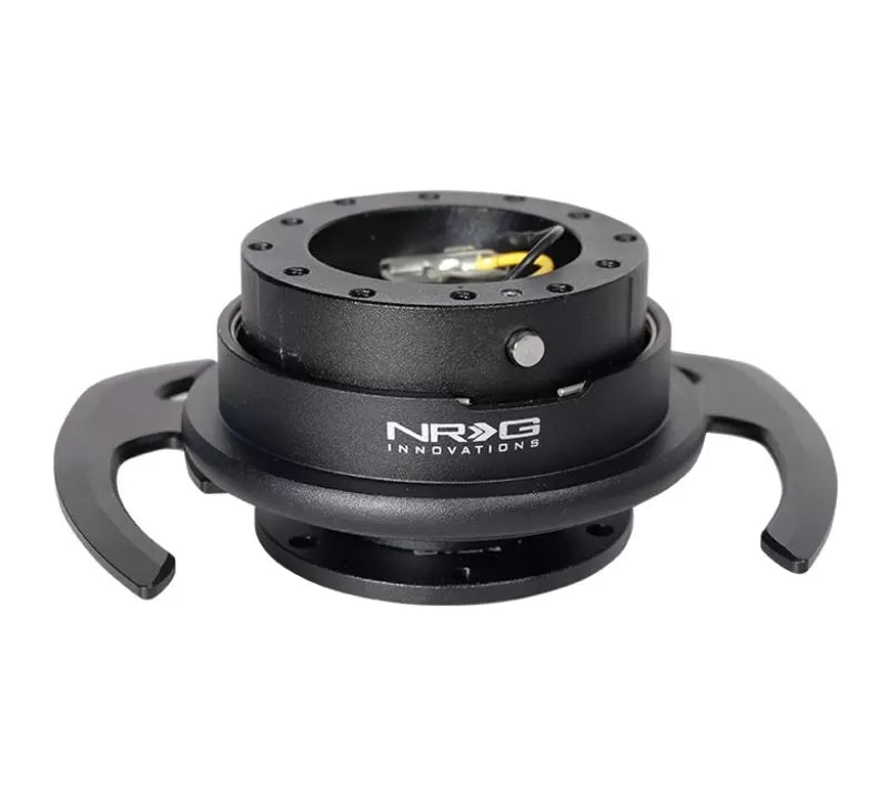 NRG Quick Release Gen 4.0 Black Body Black Ring with Handles