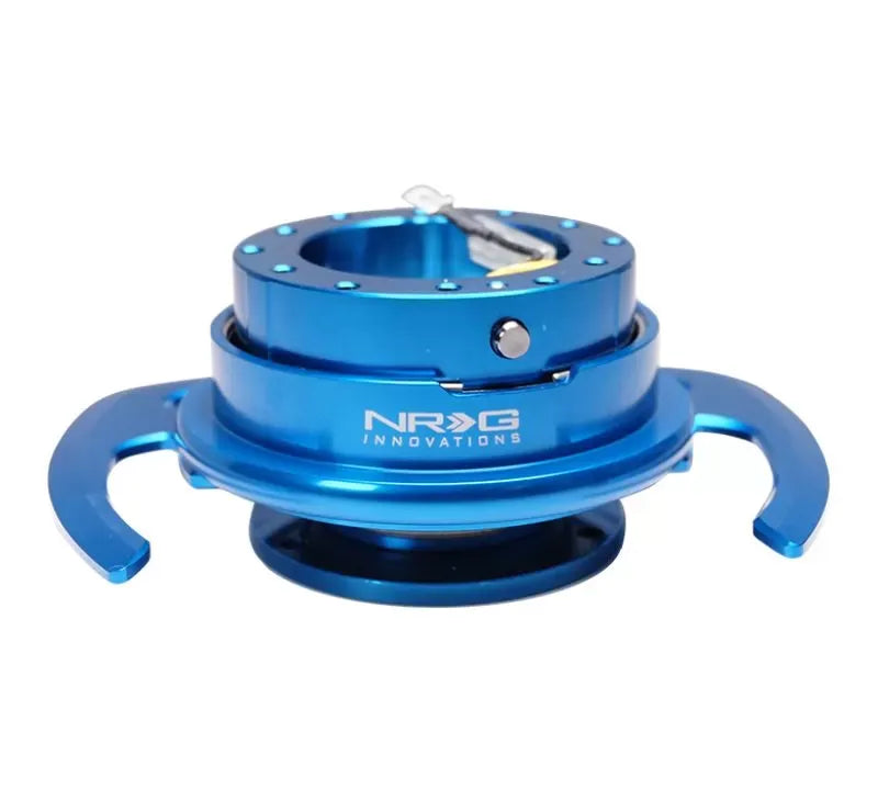 NRG Quick Release Gen 4.0 Blue Body Blue Ring with Handles