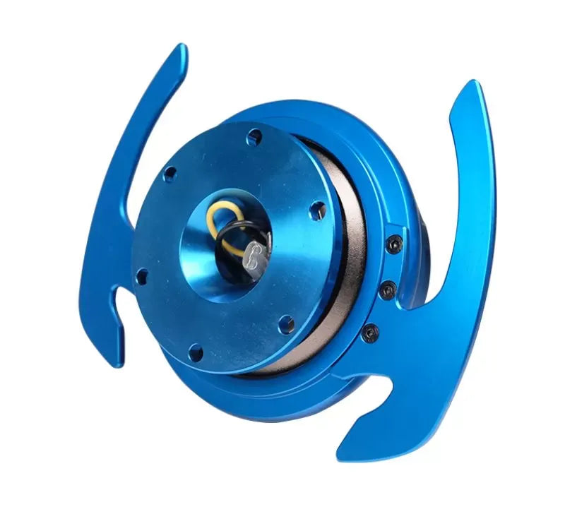 NRG Quick Release Gen 4.0 Blue Body Blue Ring with Handles
