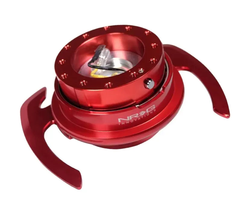 NRG Quick Release Gen 4.0 Red Body Red Ring with Handles