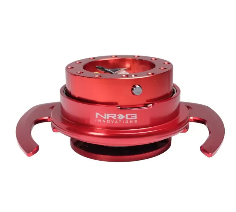 NRG Quick Release Gen 4.0 Red Body Red Ring with Handles