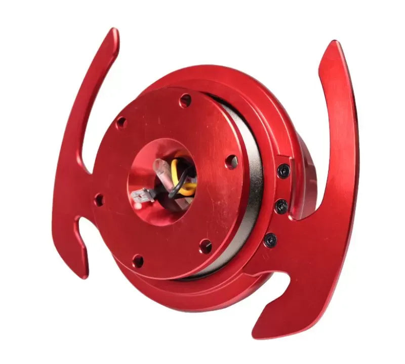 NRG Quick Release Gen 4.0 Red Body Red Ring with Handles