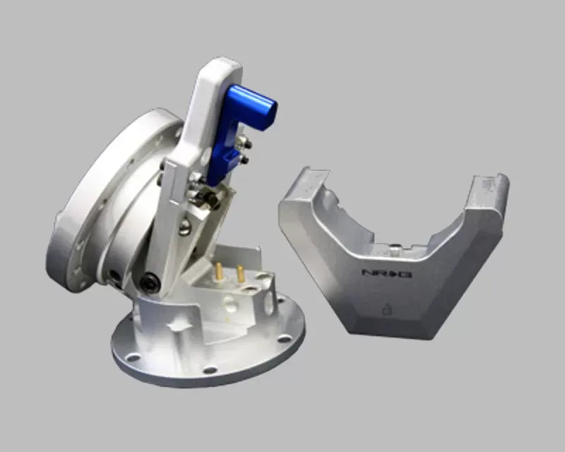 NRG Silver Steering Wheel Quick Tilt System with Lock Universal
