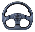 NRG Carbon Fiber Steering Wheel 320mm Flat Bottom Matte Black