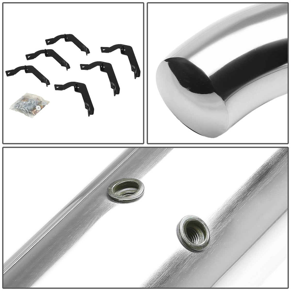 2007-2016 Chevrolet Silverado HD 3" Round Nerf Bars Extended Cab