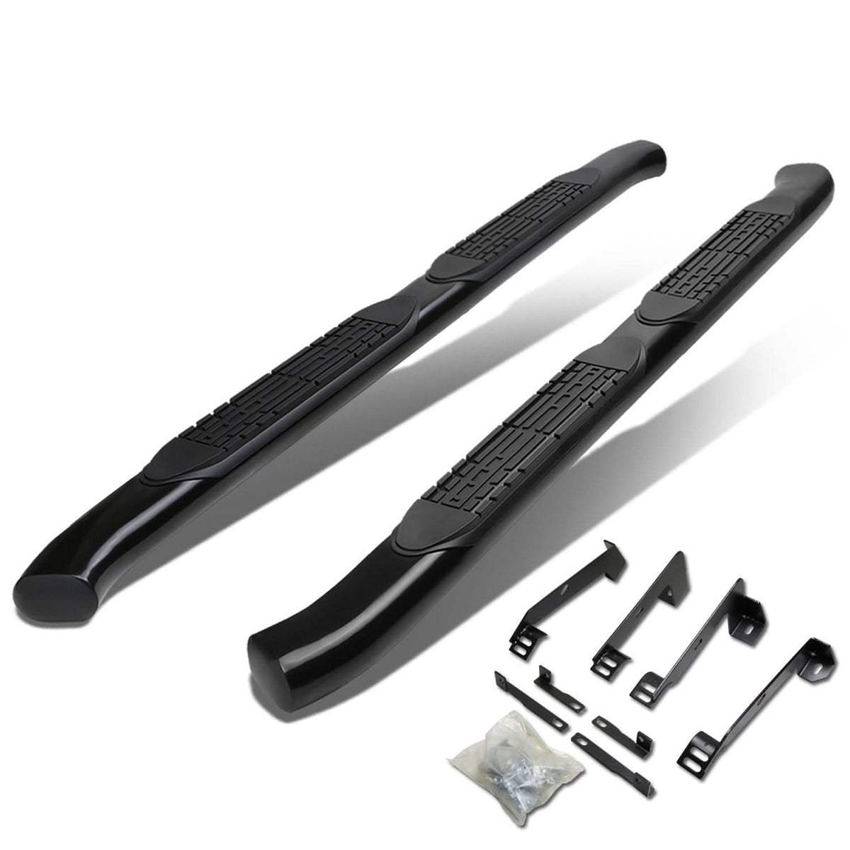 02-09 Dodge Ram 4" Oval Nerf Bars - Black