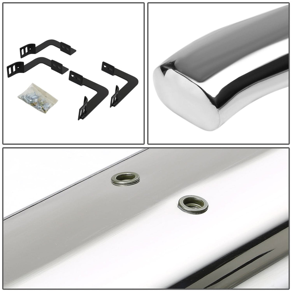 05-16 Nissan Frontier 4" Oval Nerf Bars - Silver