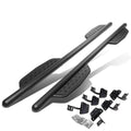 2015-2017 Ford F-150 Crew Cab 3" Round Extended Step Bars - Matte Black