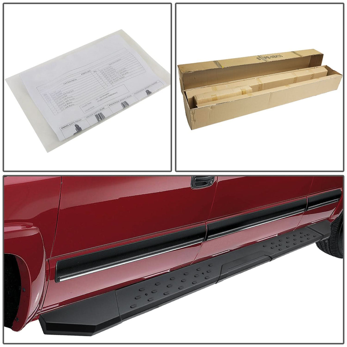 09-14 Ford F-150 Crew Cab 5.5" Straight Nerf Bars with Brackets
