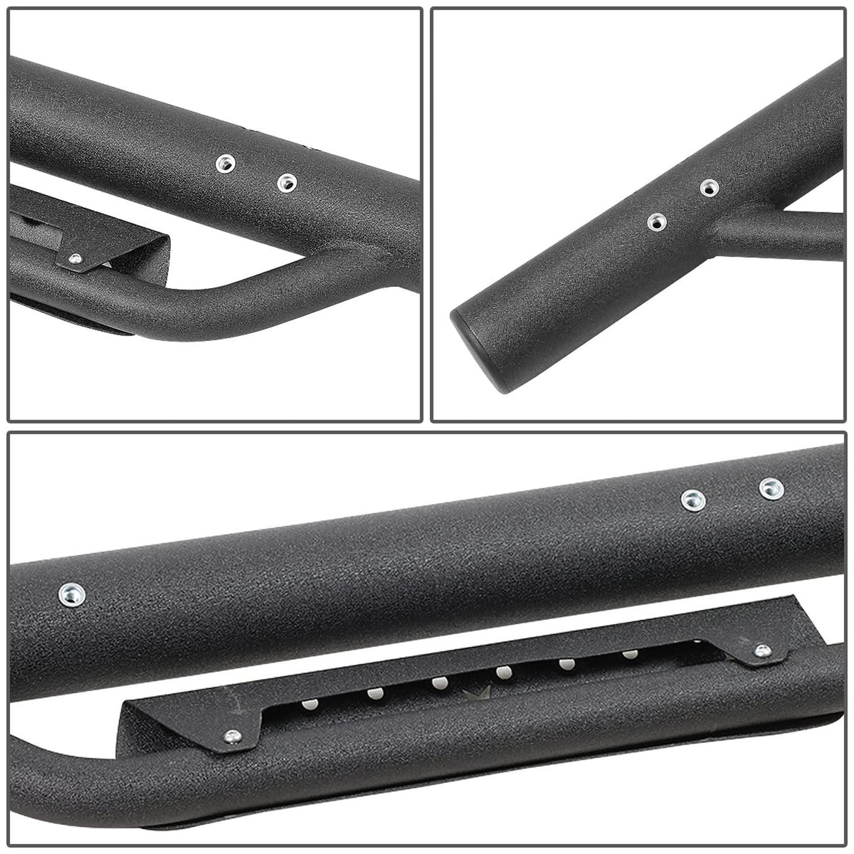 07-19 Chevrolet Silverado GMC Sierra Step Down Nerf Bars Crew Cab