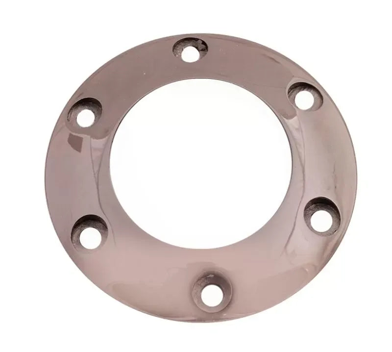 NRG Steering Wheel Horn Button Ring Black Chrome