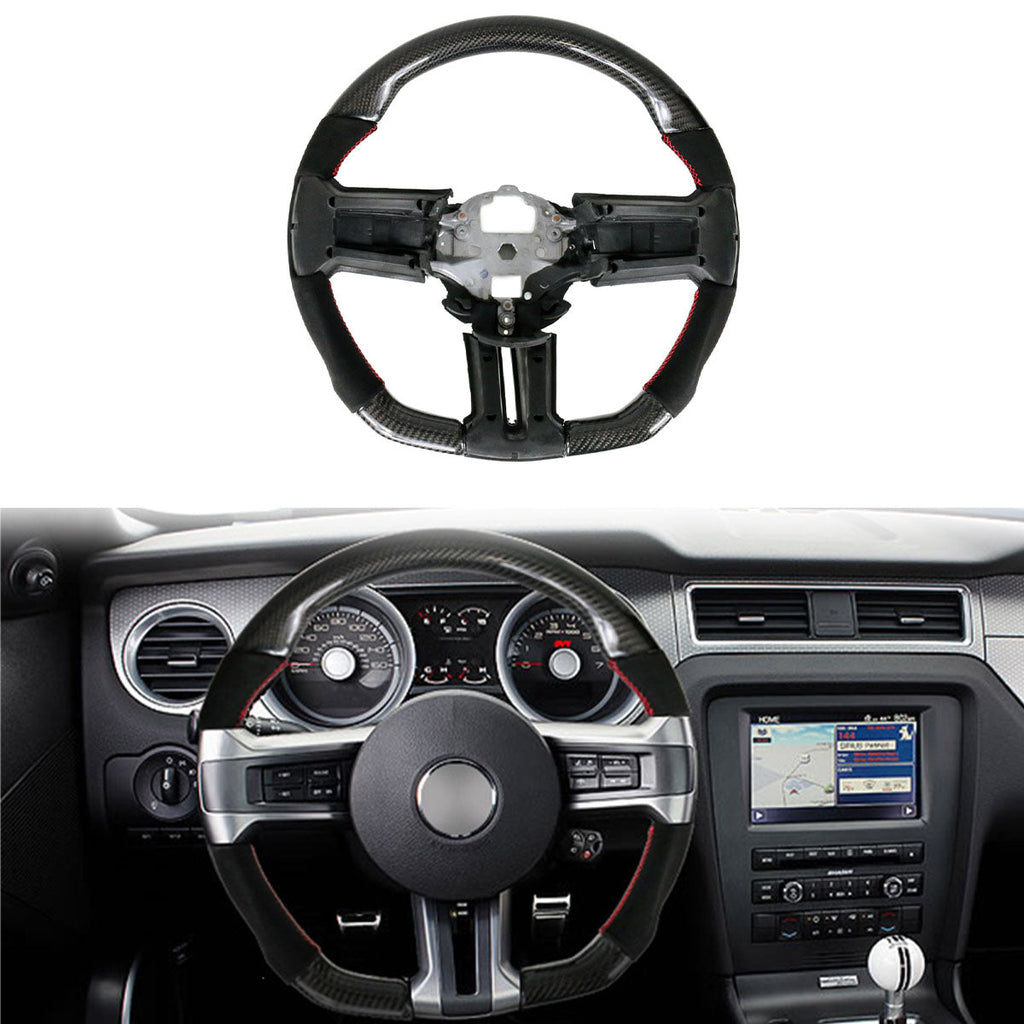 2010-2014 Ford Mustang Steering Wheel Carbon Fiber