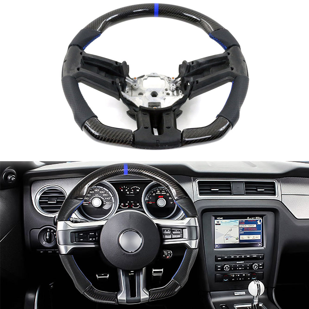 2010-2014 Ford Mustang Steering Wheel Carbon Fiber