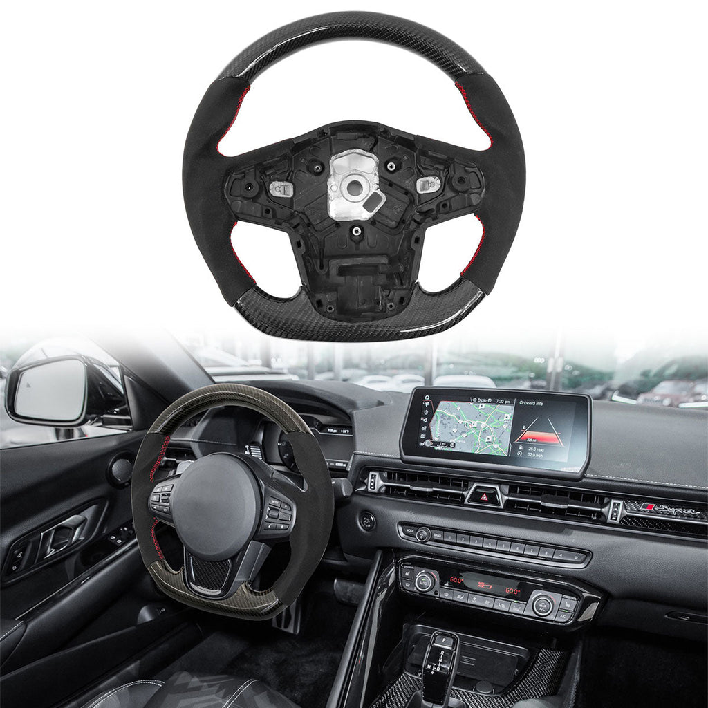 Carbon Fiber Steering Wheel for 2020-2025 Toyota Supra