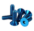 NRG Steering Wheel Screw Kit Upgrade Blue Conical
