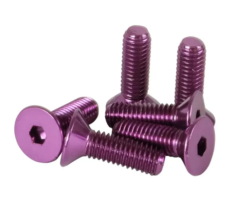 NRG Steering Wheel Screw Kit Upgrade Purple Conical