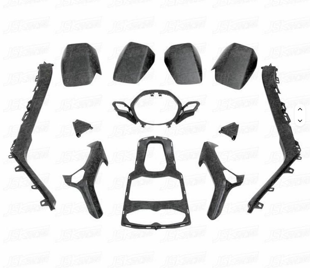 Carbon Fiber Interior Trim Replacement Set for Lamborghini Huracan