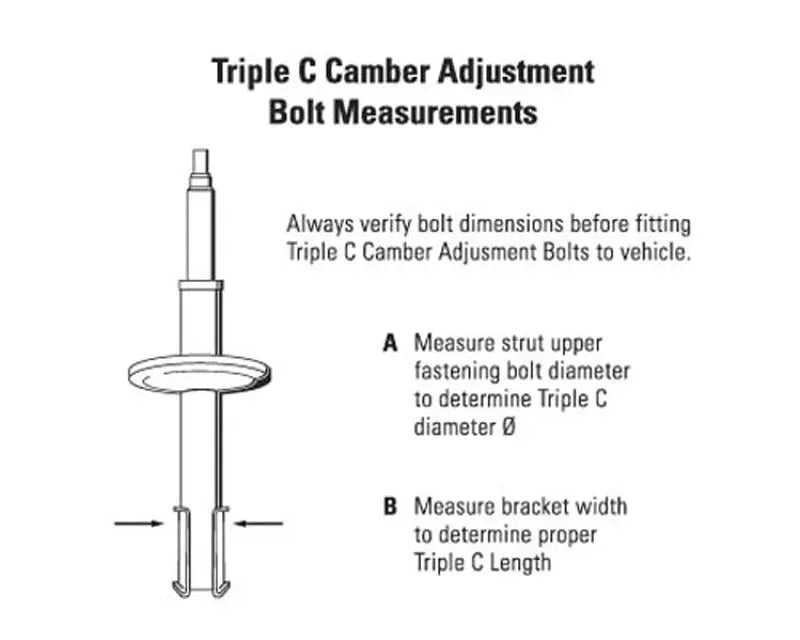 H&R Triple C Camber Adjustment Bolt Volvo 850 Sedan 93-99