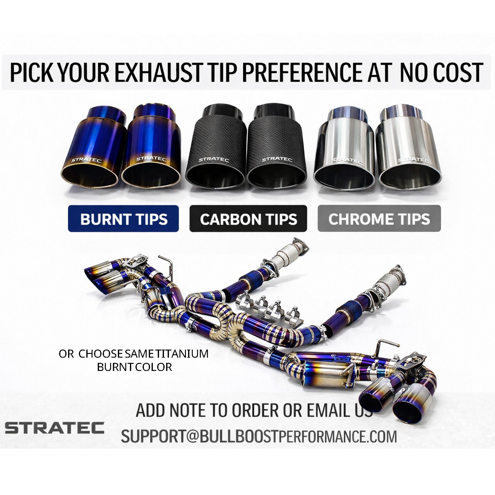 Titanium Performance Catback Exhaust System for McLaren GT