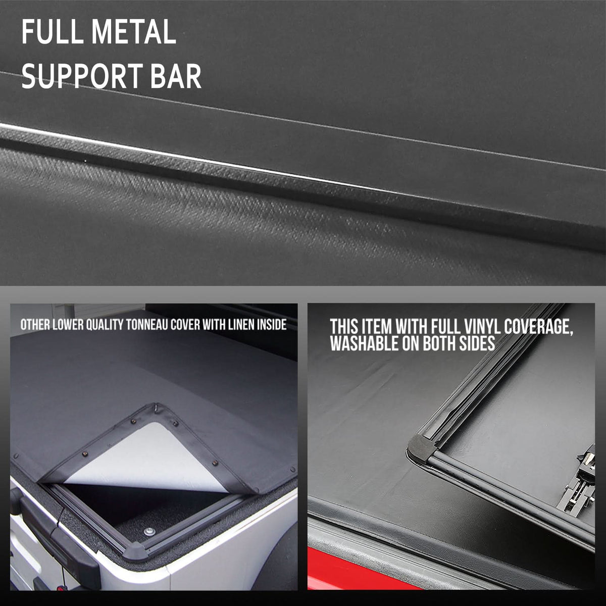 2022-2023 Toyota Tundra 6.5ft Soft Tri-Fold Tonneau Cover