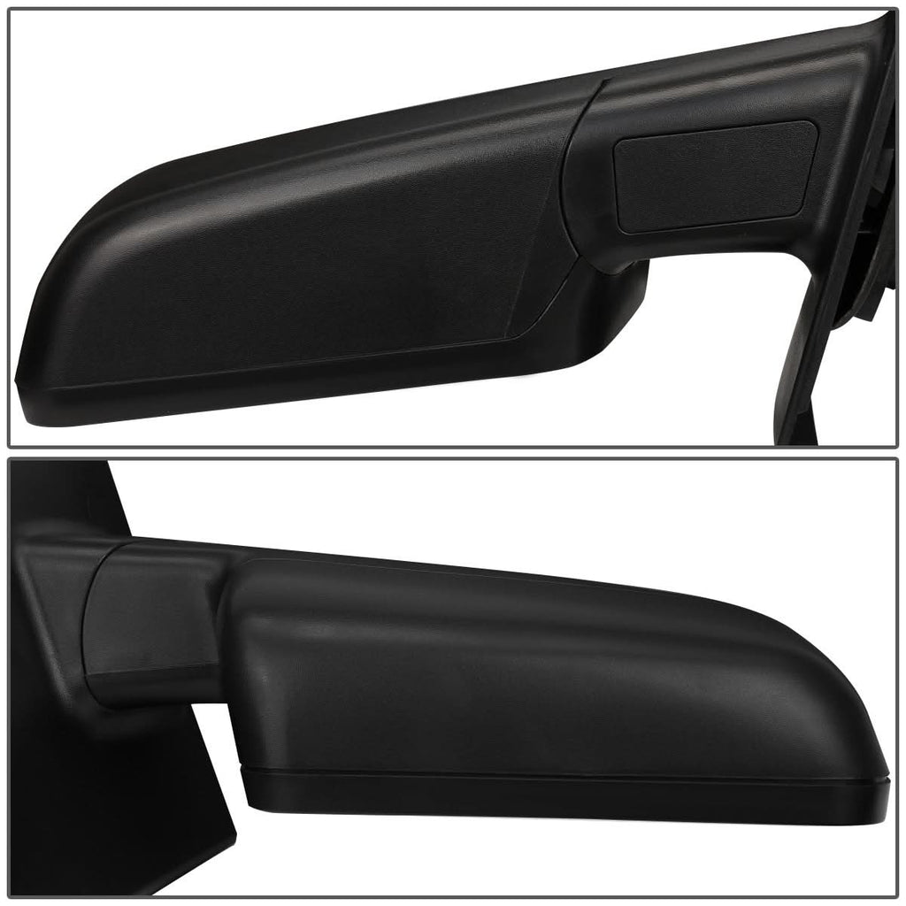 2004-2014 Ford F-150 Right Towing Mirror Manual LED Signal Black