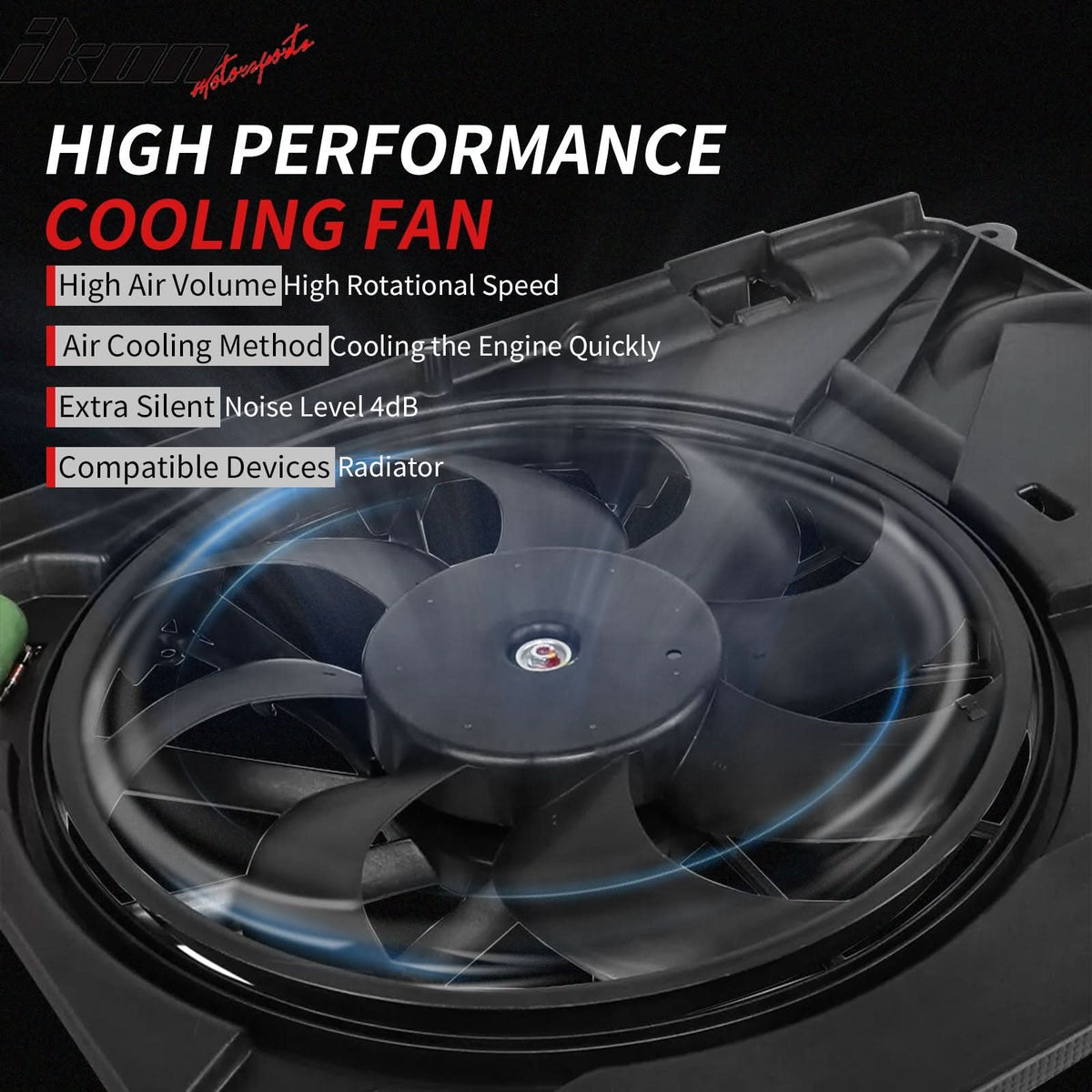 2014-2021 Ram Promaster 1500 2500 3500 3.0L/3.6L Radiator Cooling Fan