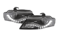 Audi A4 (B8/8K) OE+ Black Headlights - (2008-2011)