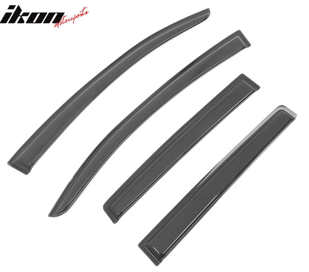 2013-2015 Chevy Spark Hatchback Sedan Acrylic Window Visors 4Pc Set