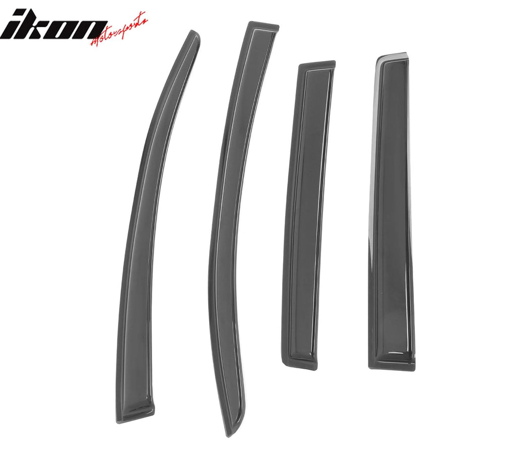 2013-2015 Chevy Spark Hatchback Sedan Acrylic Window Visors 4Pc Set