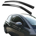 2012-2019 Fiat 500 Side Window Visors Acrylic Sun Rain Guard 2PCS