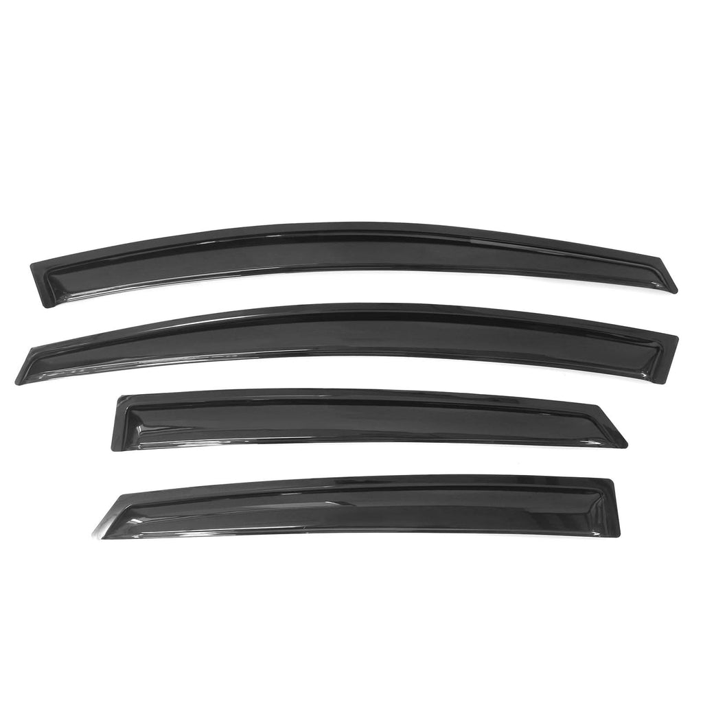 2012-2018 Ford Focus Acrylic 4PC Tape On Window Visors Rain Guard Vent