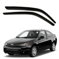 2008-2011 Ford Focus Coupe 2DR Slim Smoke Tinted Visor Windows Acrylic
