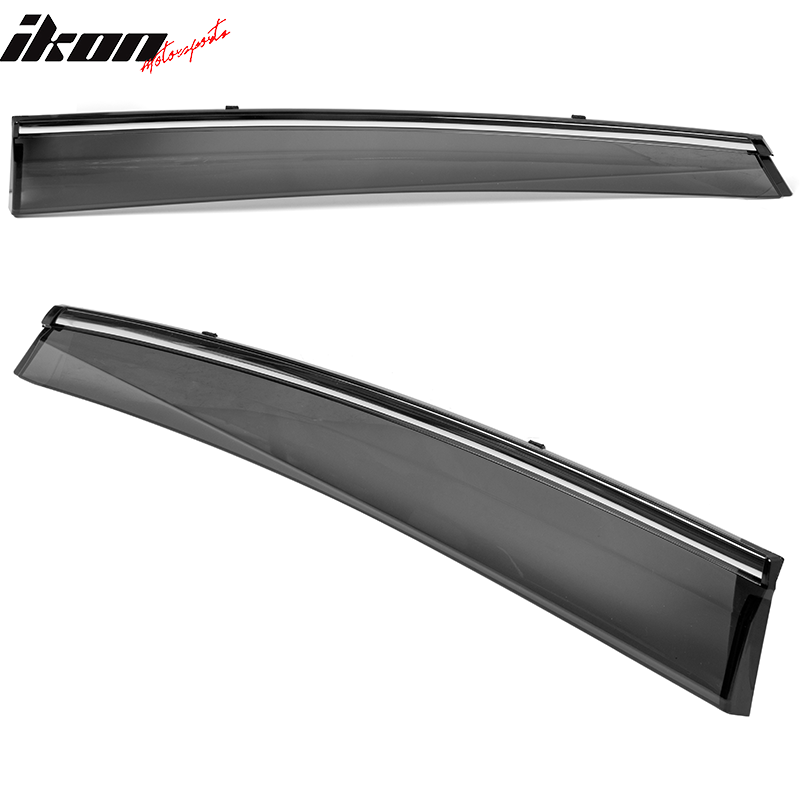 2016-2021 Honda Civic X 10th Gen OE Roof Spoiler + Window Visors ABS