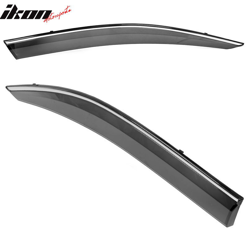 2016-2021 Honda Civic X 10th Gen OE Roof Spoiler + Window Visors ABS