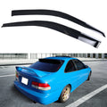1996-2000 Honda Civic Hatchback Slim Style Smoke Window Visors Acrylic