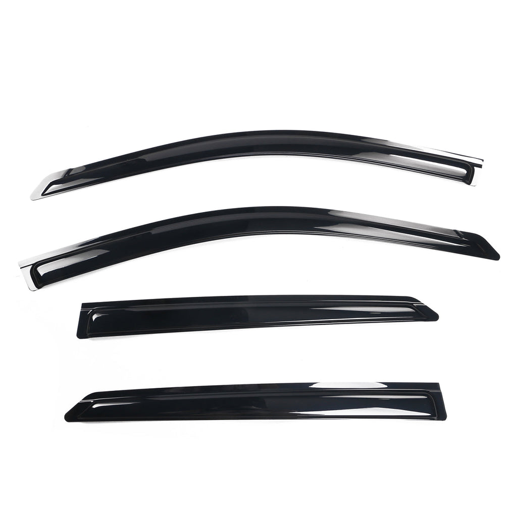 2022-2025 Hyundai Ioniq 5 Slim Style Black Window Visors Acrylic 4PCS
