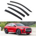 2022-2025 Infiniti QX55 4PC Tape on Window Visors Vent Rain Sun Guards