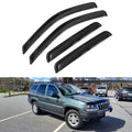 1999-2004 Jeep Grand Cherokee Window Visors Acrylic 4Pc Set