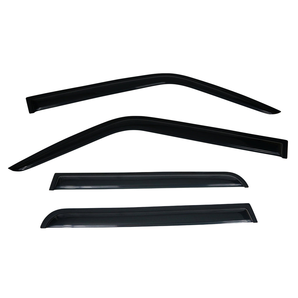 2007-2018 Jeep Patriot Tape on Visor Window Rain Guard Acrylic 4PC