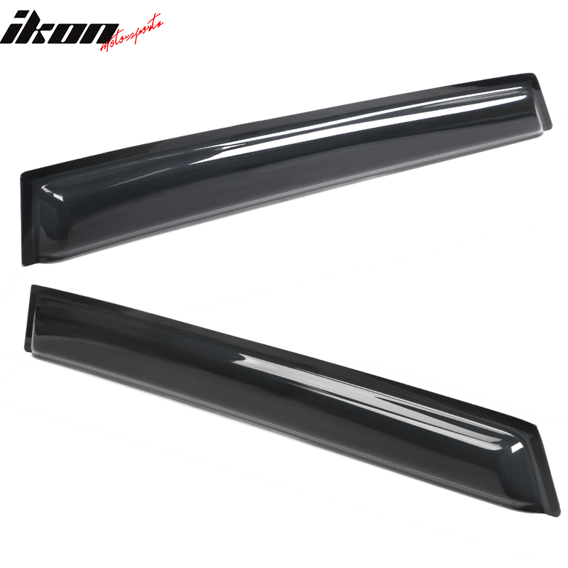 2009-2013 Nissan Rogue Slim Style Smoke Tinted Window Visor Acrylic